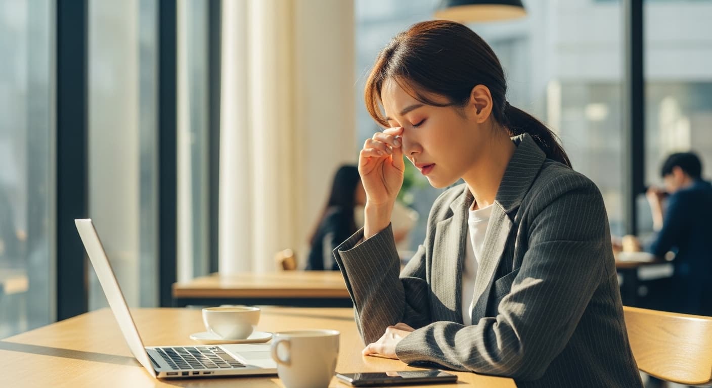 눈이 뻑뻑하고 시리다면? 안구건조증, 단순한 피로가 아니라고? - 추천 솔루션