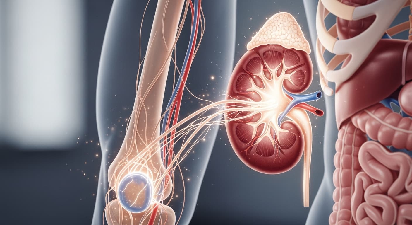 무릎이 시리고 쑤신다고요? 관절염 약 말고 '신장'을 달래보세요! - 현대의학 증명