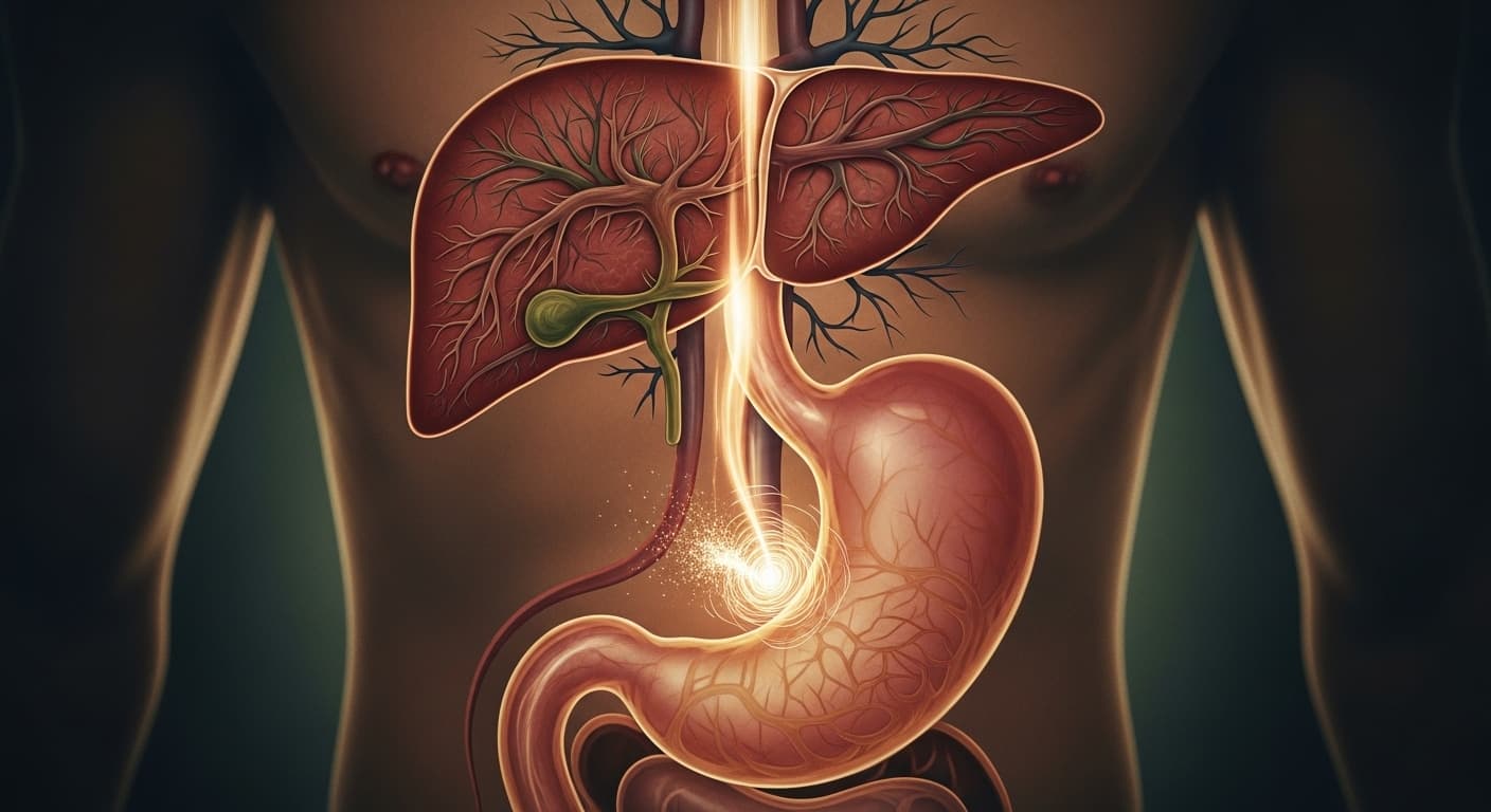 자꾸만 올라오는 신물? 역류성 식도염, 위 문제가 아니라 '이것' 때문! - 현대의학 증명