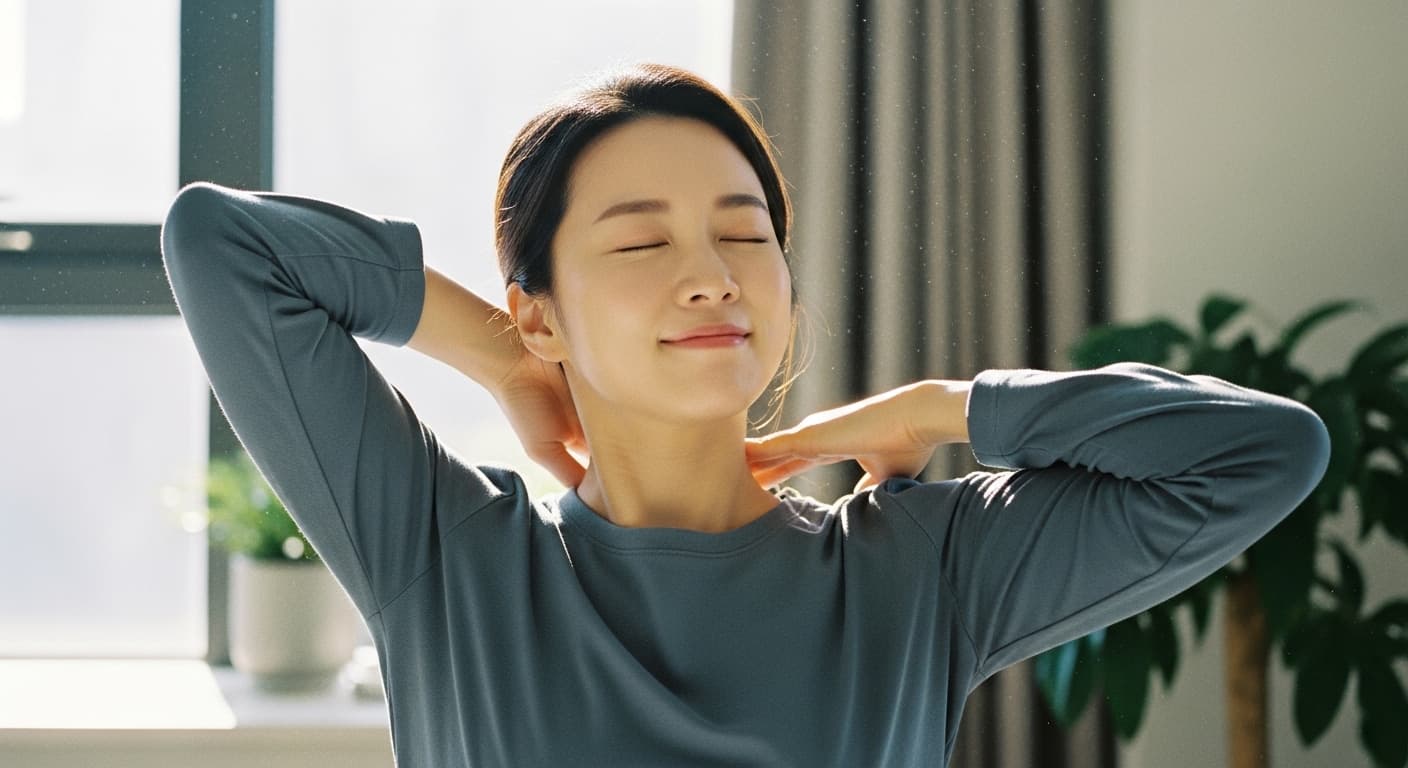 어깨에 곰 한 마리? 승모근 통증 완화 스트레칭 꿀팁! - 추천 솔루션