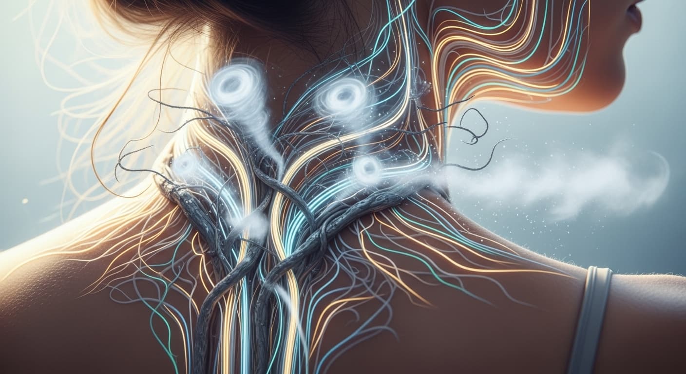 뒷목이 뻣뻣하고 어깨가 무너질 듯한 통증 - 현대의학 증명