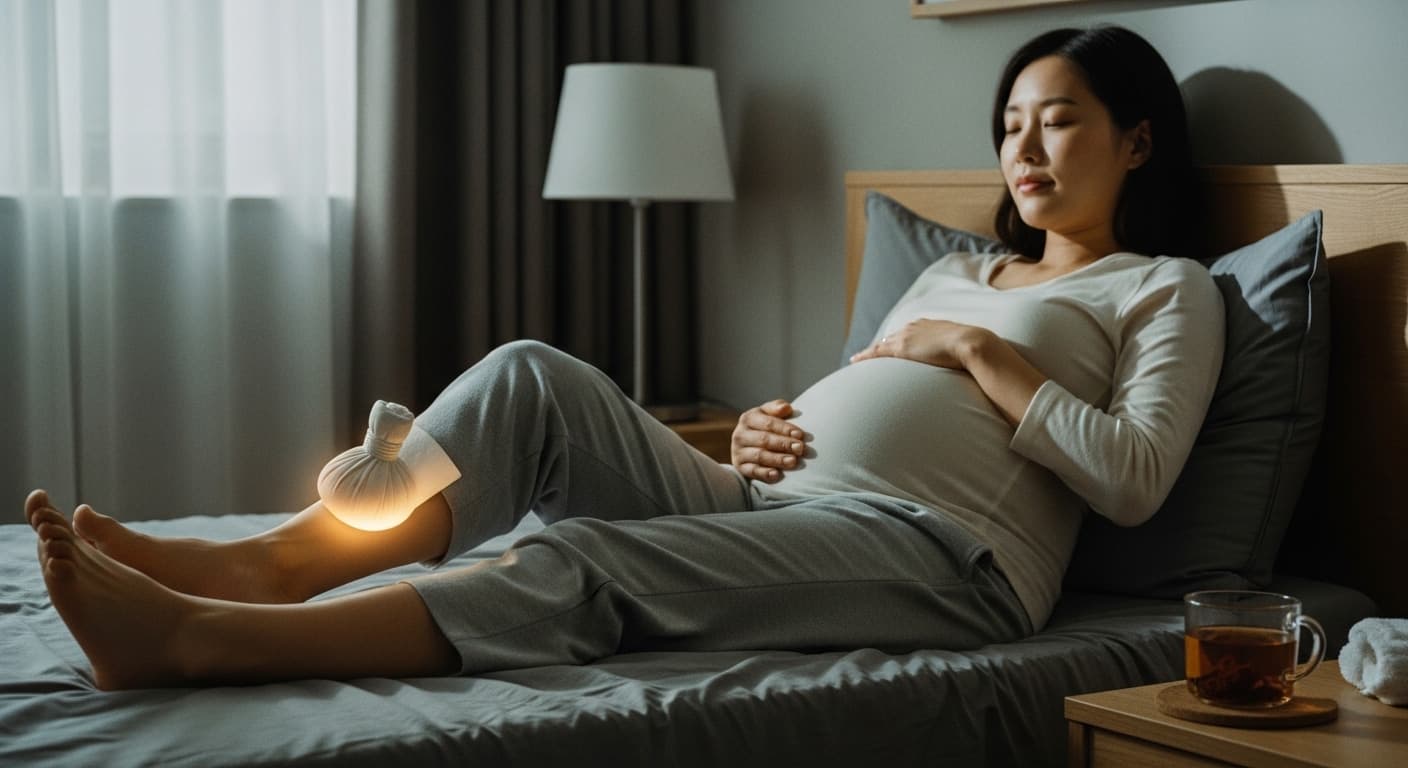 밤마다 찾아오는 임산부 다리 쥐, 아기도 엄마도 편안하게 만드는 법 - 추천 솔루션