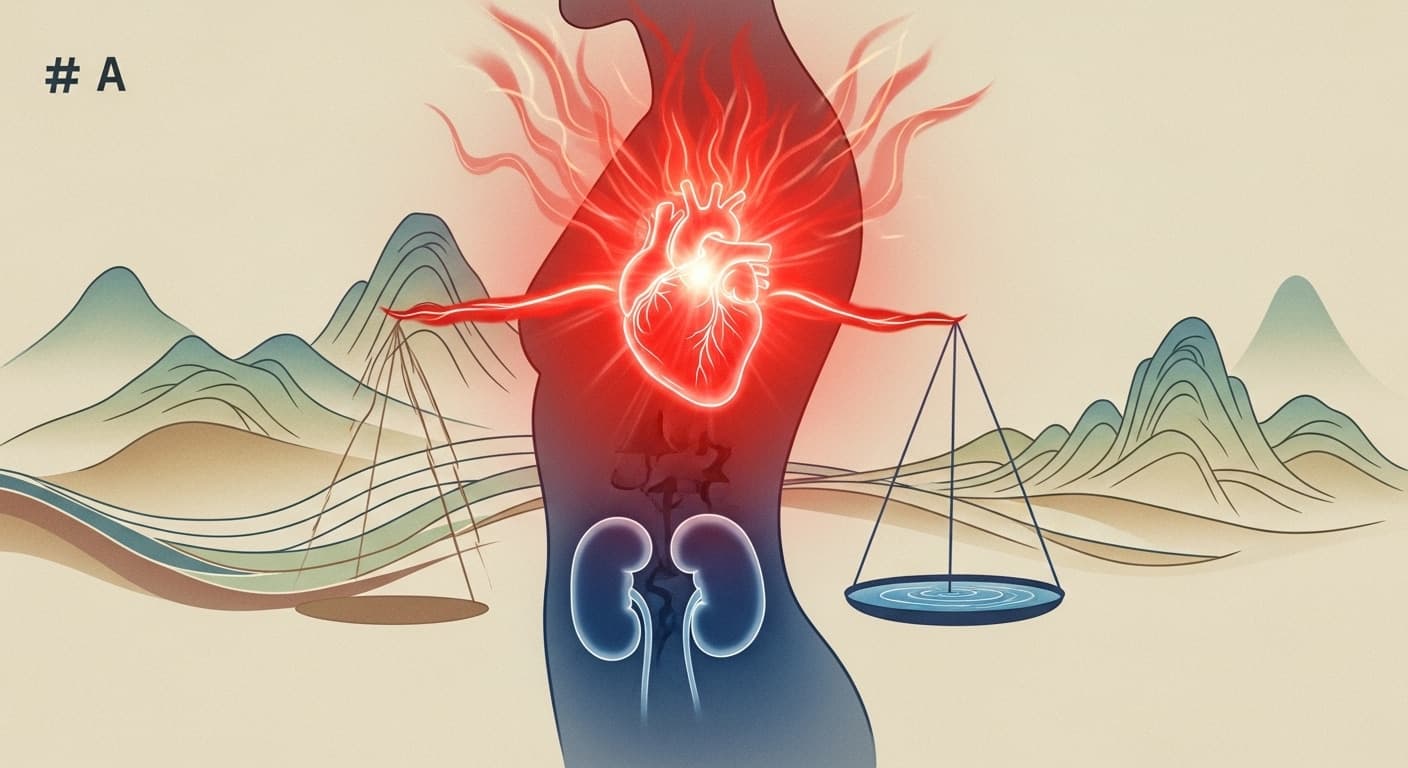 밤마다 심장이 뜨거워 잠 못 드는 당신, 동의보감이 알려주는 '불면의 화' 해소법 - 현대의학 증명