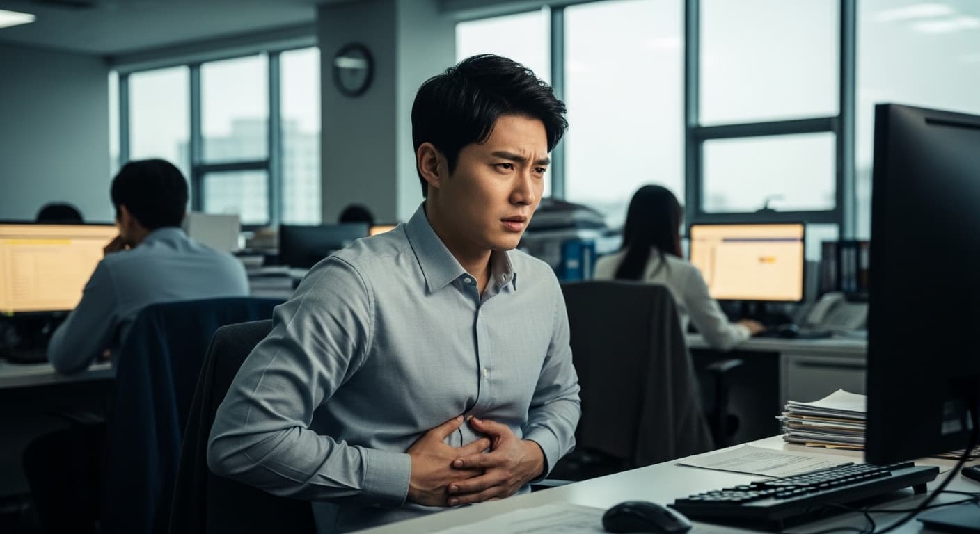 스트레스 받으면 속이 '꽉' 막히나요? 신경성 급체 완화 꿀팁 공개! - 전통의 지혜