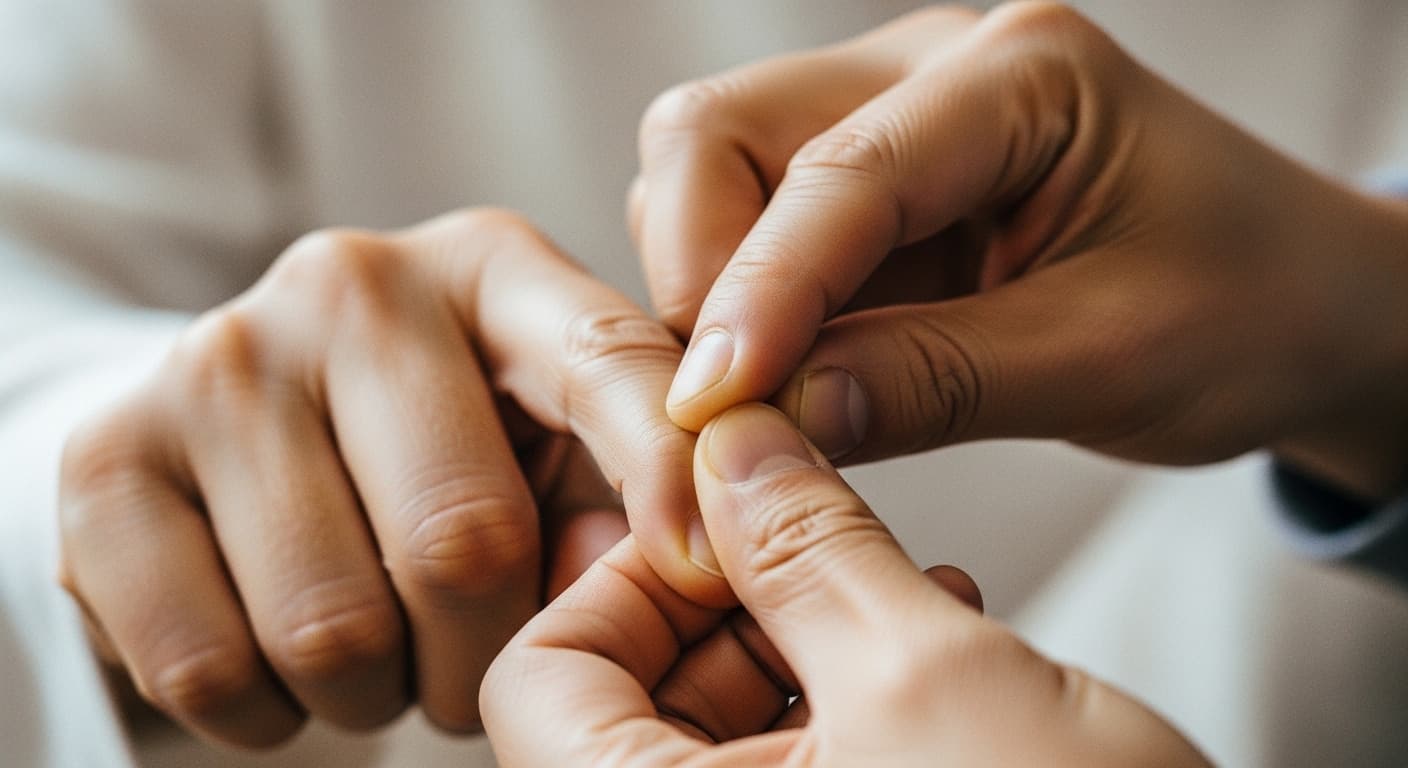 갑자기 체했을 때? 합곡혈 1분 지압으로 꽉 막힌 속 뻥 뚫는 법 - 전통의 지혜