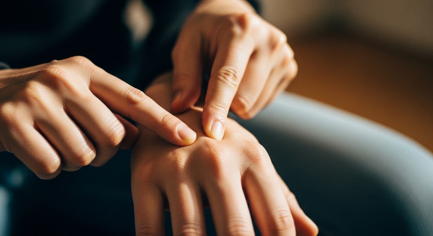 멀미약보다 빠른 효과? 메스꺼움, 구토 진정시키는 합곡혈 응급처치 - 추천 솔루션