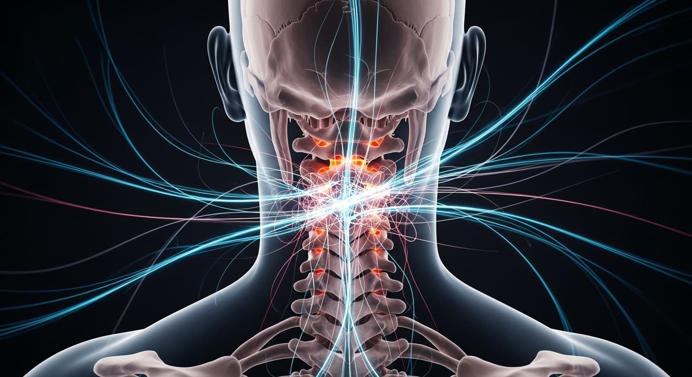 거북목 때문에 뒷목 쑤시고 머리 아플 때? 특효 지압점 공개! - 현대의학 증명