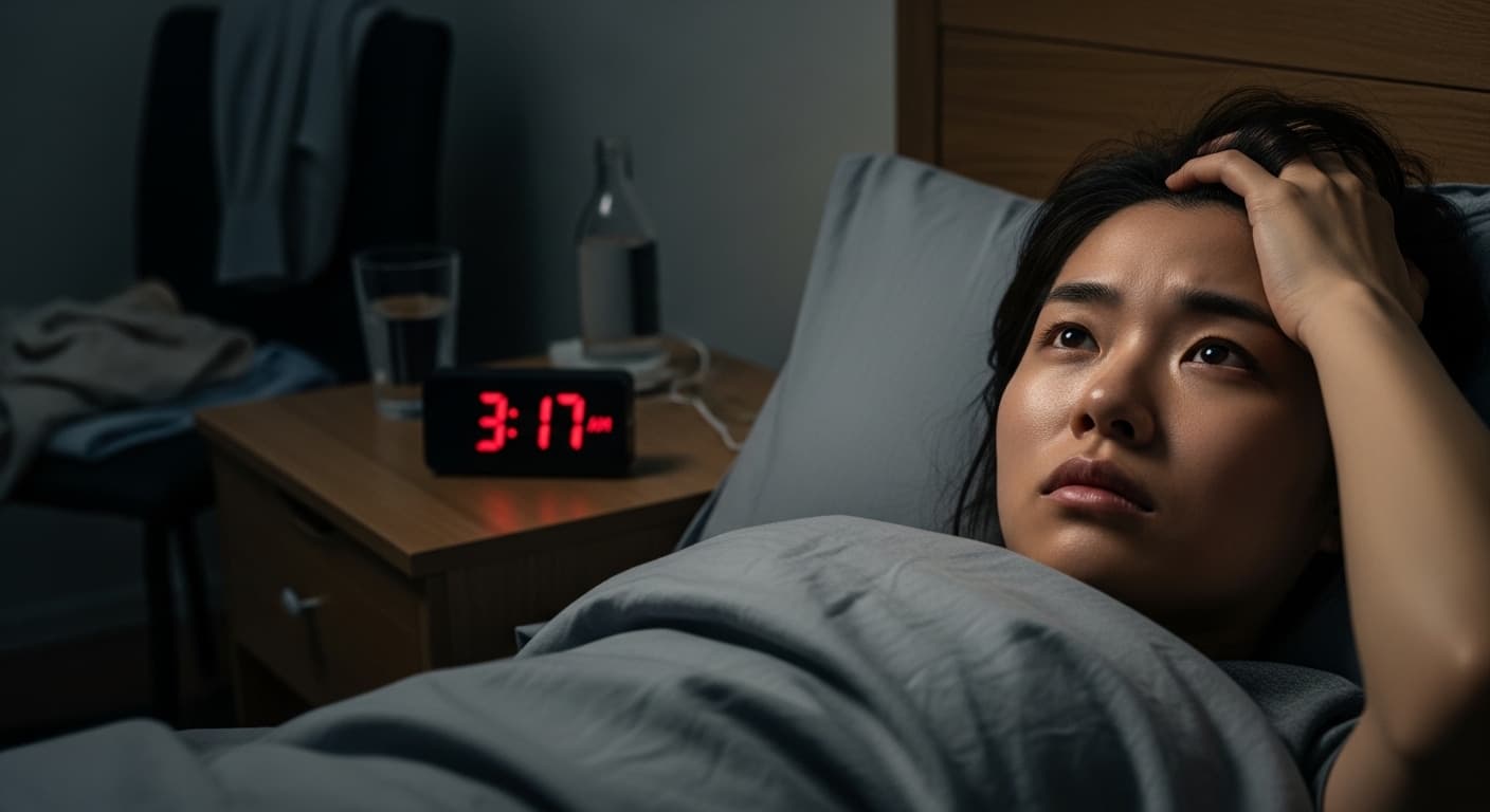 잠 못 이루는 밤? 스트레스성 불면증에 딱 맞는 지압점 3가지 - 전통의 지혜