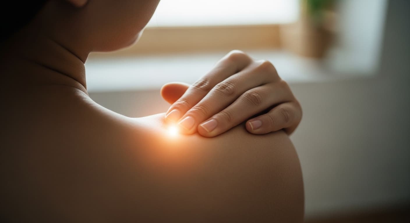 스트레스 받으면 어깨가 굳는 당신, '여기' 눌러봐! - 추천 솔루션