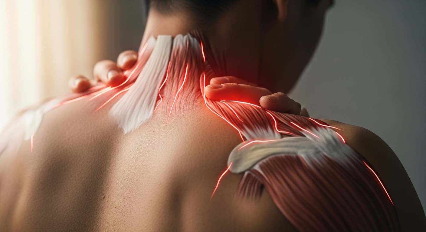 스트레스 받으면 어깨가 굳는 당신, '여기' 눌러봐! - 전통의 지혜